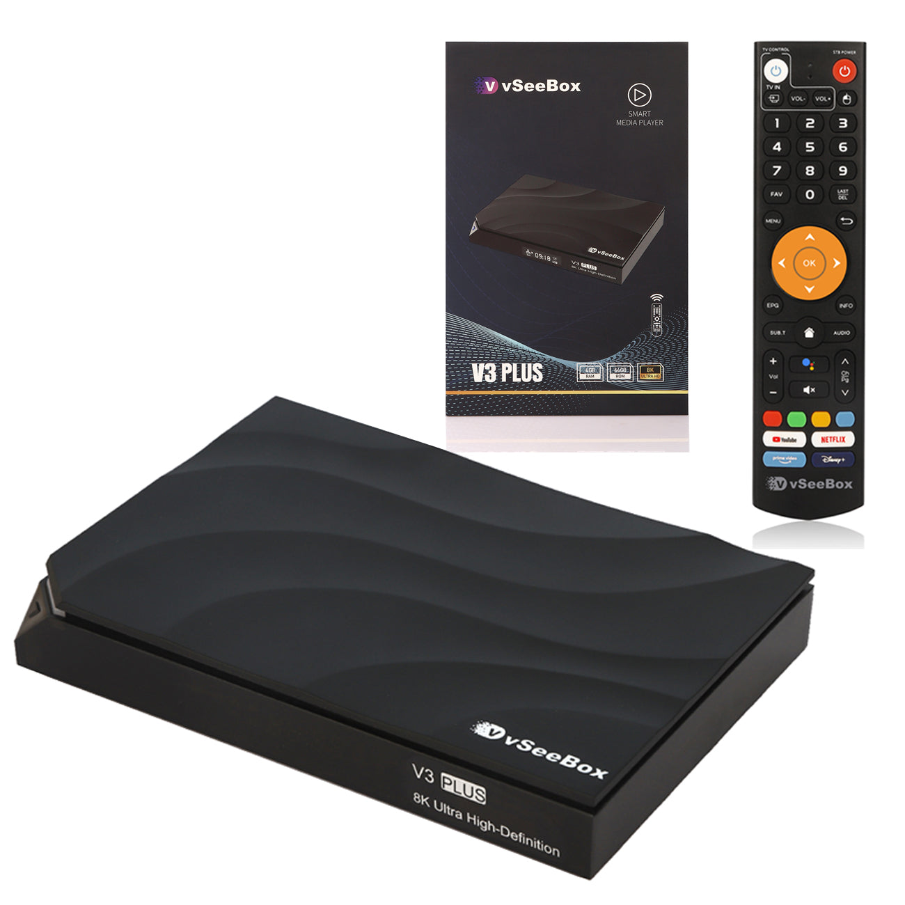 vSeeBox V3 Plus Package