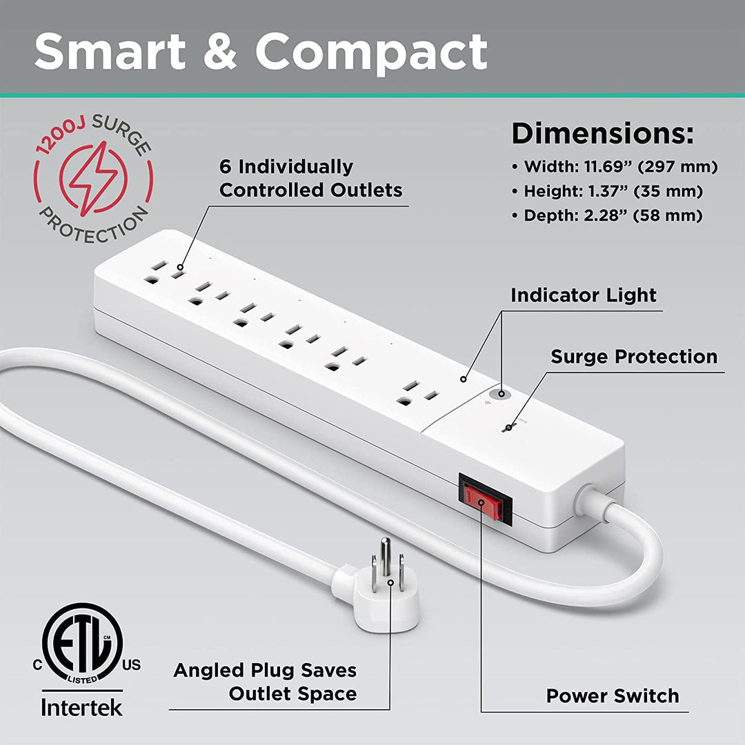 Flow Smart Power Strip Extension Cord